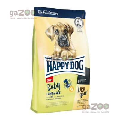 HAPPY DOG Baby Giant Lamb & Rice 30/16 15kg