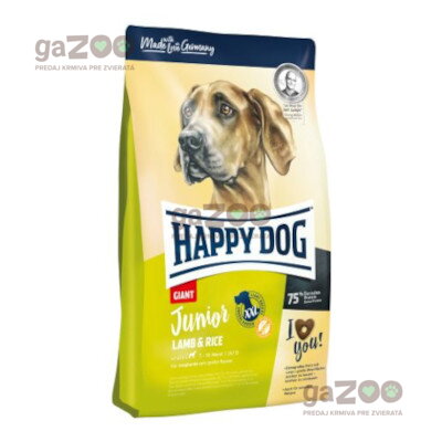 HAPPY DOG  Junior Giant Lamb & Rice 26/13 15kg