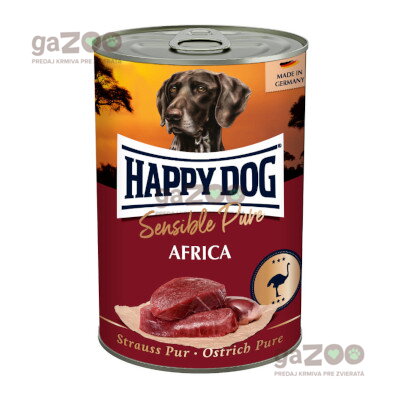 HAPPY DOG Strauβ Pur Africa 400g