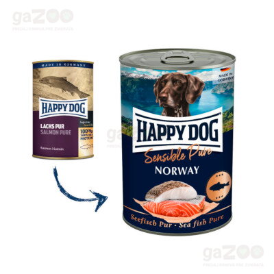 HAPPY DOG Lachs Pur Norway