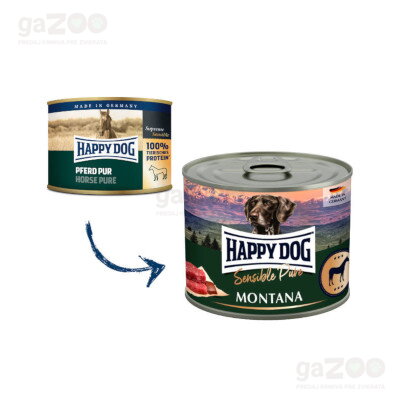 100% Konské - kompletné krmivo pre psov. SUPREME SENSIBLE mäsová konzerva bez rastlinného podielu, s prídavkom vitamínov.