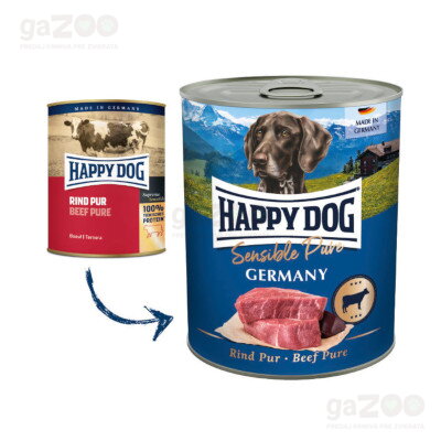 Mäsová konzerva pre psov nabitá hovädzím.