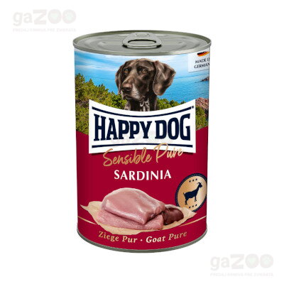 100% Koza - kompletné krmivo pre psov. SUPREME SENSIBLE mäsová konzerva bez rastlinného podielu, s prídavkom vitamínov. 