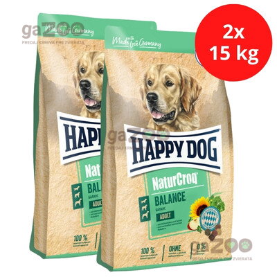 HAPPY DOG Naturcroq Balance 2x15kg