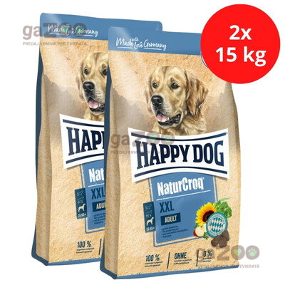 HAPPY DOG Naturcroq XXL 2x15kg