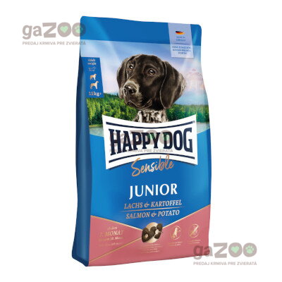 HAPPY DOG Junior Salmon & Potato 26/13 10kg