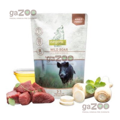 ISEGRIM Roots Monoprotein Wild Boar pouch 410g