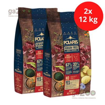 POLARIS GF Adult Beef & Turkey 2x12kg