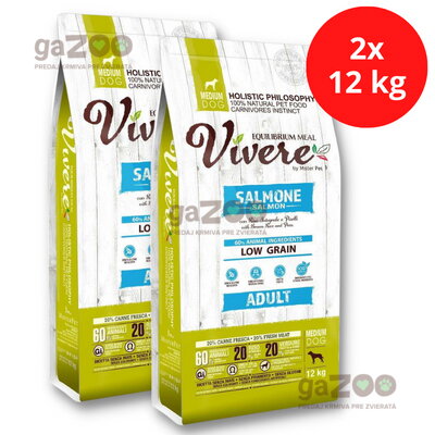 VIVERE Adult Salmon 2x12kg