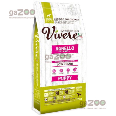 VIVERE Puppy Lamb 12kg