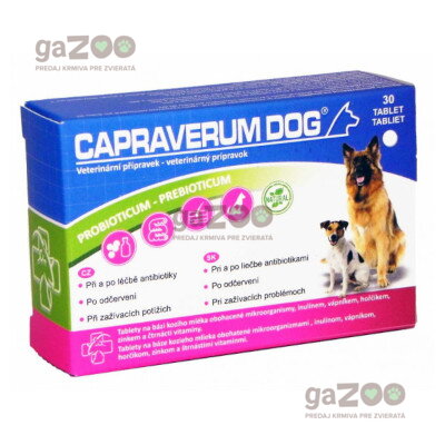 CAPRAVERUM dog probioticum-prebioticum 30tbl.