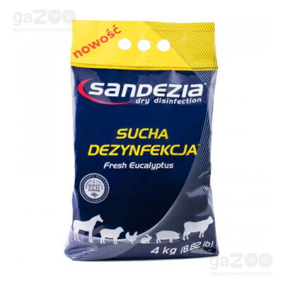 SANDEZIA - dezinfekčný prípravok určený na dezinfekciu obydlí pre hospodárske zvieratá.