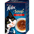 FELIX Soup Lahodný výber s hovädzím, s kuraťom, s jahňacím 6 x 48 g