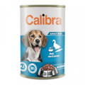CALIBRA Dog konz. kačka+ryža+mrkva v omáčke 1240g