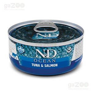 N&D cat Ocean Tuna & Salmon konzerva 70 g