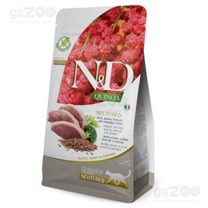 N&D cat Quinoa Neutered Duck, Broccoli & Asparagus 5kg