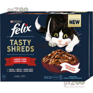 FELIX Tasty Shreds lahodný výber v šťave 12 x 80 g