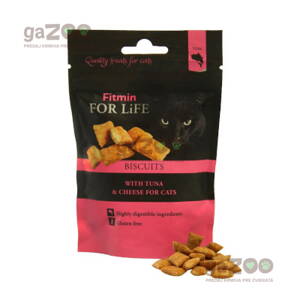 FITMIN cat  For Life Tuniakové vankúšiky so syrom 50g