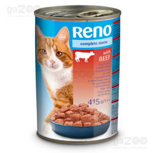 RENO Cat kúsky - hovädzie 415g