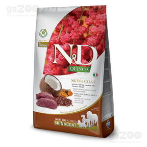 N&D dog Quinoa Adult All Breed Skin & Coat Venison 