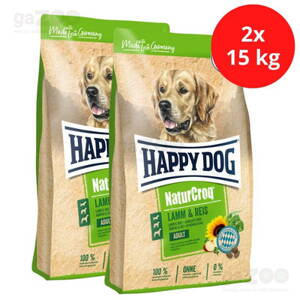 HAPPY DOG Naturcroq Lamm & Reis 2x15kg