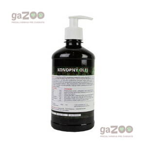  VÝPREDAJ  ZEUS Konopný olej pre psy a mačky 500ml - EXP 08/22