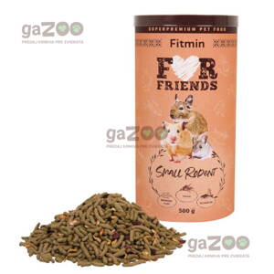  VÝPREDAJ  FITMIN For Friends Small rodent kompletné krmivo pre škrečky 500g EXP 30.05.23