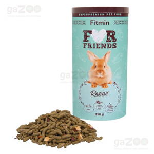  VÝPREDAJ  FITMIN For Friends Rabbit kompletné krmivo pre králiky 450g EXP 18.07.23