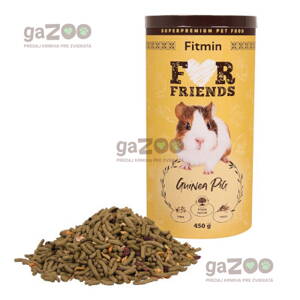  VÝPREDAJ  FITMIN For Friends Guinea pig kompletné krmivo pre morčatá 450g EXP 02.05.23