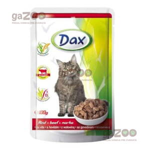 DAX kapsička pre mačky hovädzia 100g