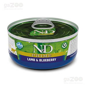N&D cat Prime Lamb & Blueberry konzerva 70 g