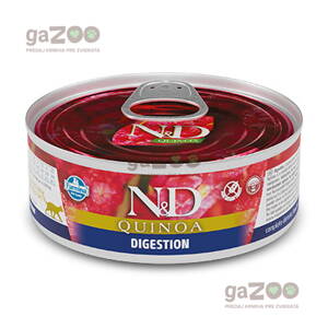 N&D cat Quinoa Digestion konzerva 80g