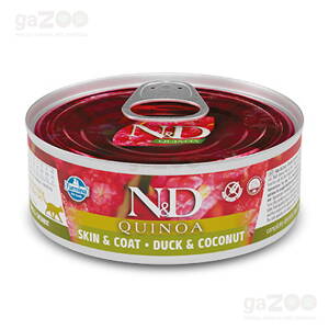 N&D cat Quinoa Duck & Coconut konzerva 80g