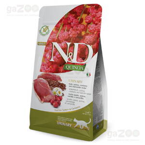 N&D cat Quinoa Urinary Duck, Cranberry & Chamomile 1,5kg