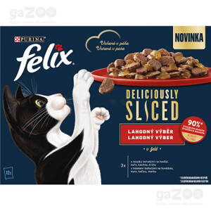 FELIX Deliciously Sliced lahodný výber v želé 12 x 80 g