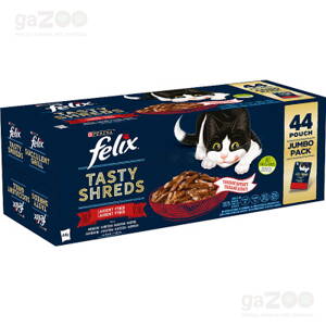 FELIX Tasty Shreds lahodný výber v šťave 44 x 80 g