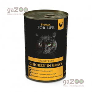 FITMIN cat For Life Kitten Chicken in gravy 415g