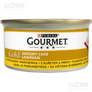 GOURMET Gold Savoury Cake s kuraťom a mrkvou 24x85g