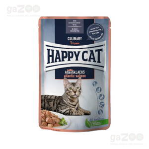 HAPPY CAT Meat in Sauce Culinary Atlantik-Lachs / Losos 85 g