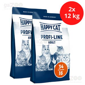 HAPPY CAT Profi line Adult 34/16 2x12kg