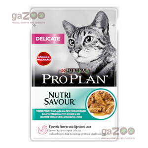 PURINA PRO PLAN Cat Adult Delicate Morské ryby kapsička 26x85g