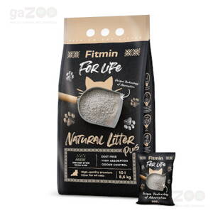 FITMIN For Life Natural litter Plus podstielka pre mačky 10l/8,6kg