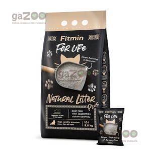 FITMIN For Life Natural litter Plus podstielka pre mačky 10l/8,6kg