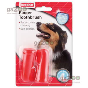BEAPHAR Zubná kefka na prst Dog-A-Dent 2ks