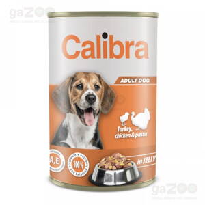 CALIBRA Dog konz. morka+kura+cest. v želé 1240g