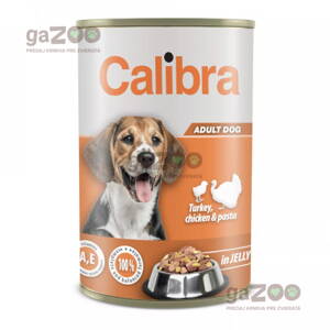 CALIBRA Dog konz. morka+kura+cest. v želé 1240g