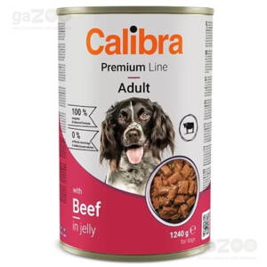 CALIBRA Dog Premium konzerva Beef 1240g