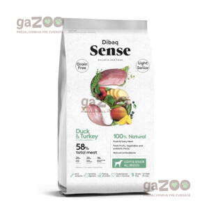 DIBAQ SENSE Duck & Turkey Light & Senior 12kg