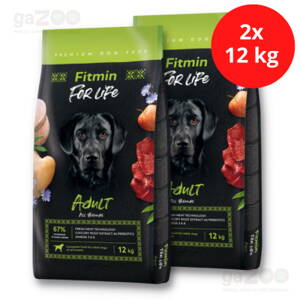 FITMIN dog For Life Adult 2x12kg