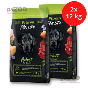 FITMIN dog For Life Adult 2x12kg